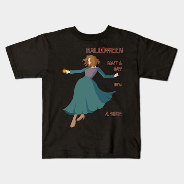 That Halloween Vibe Kids T-Shirt by Show No Marcy 